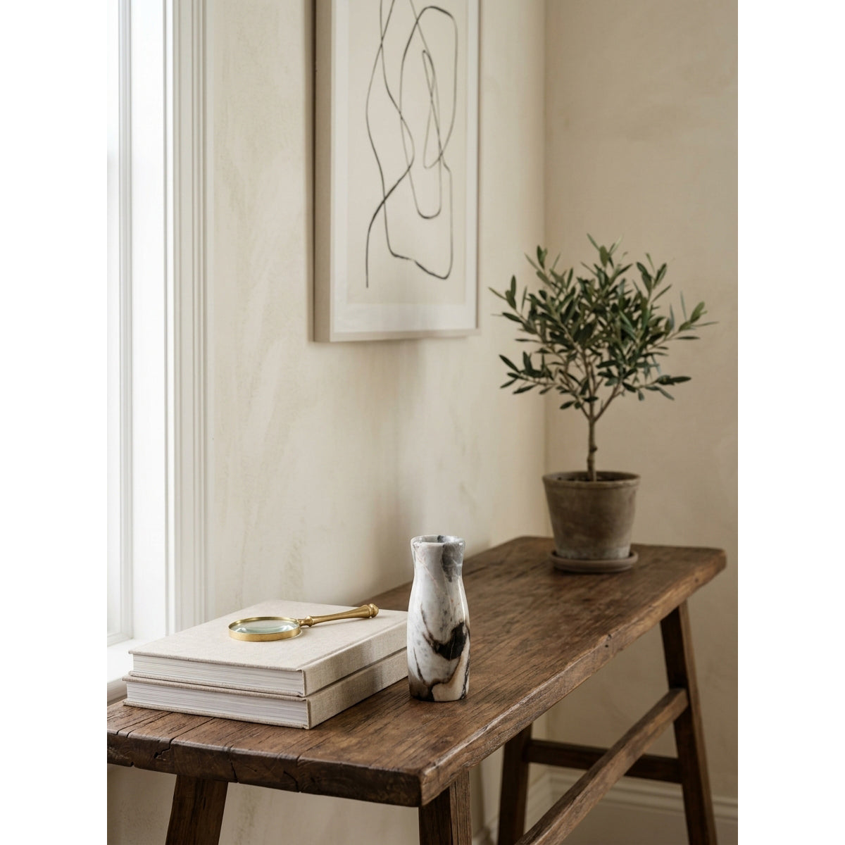 Haverstone Vase En Marbre