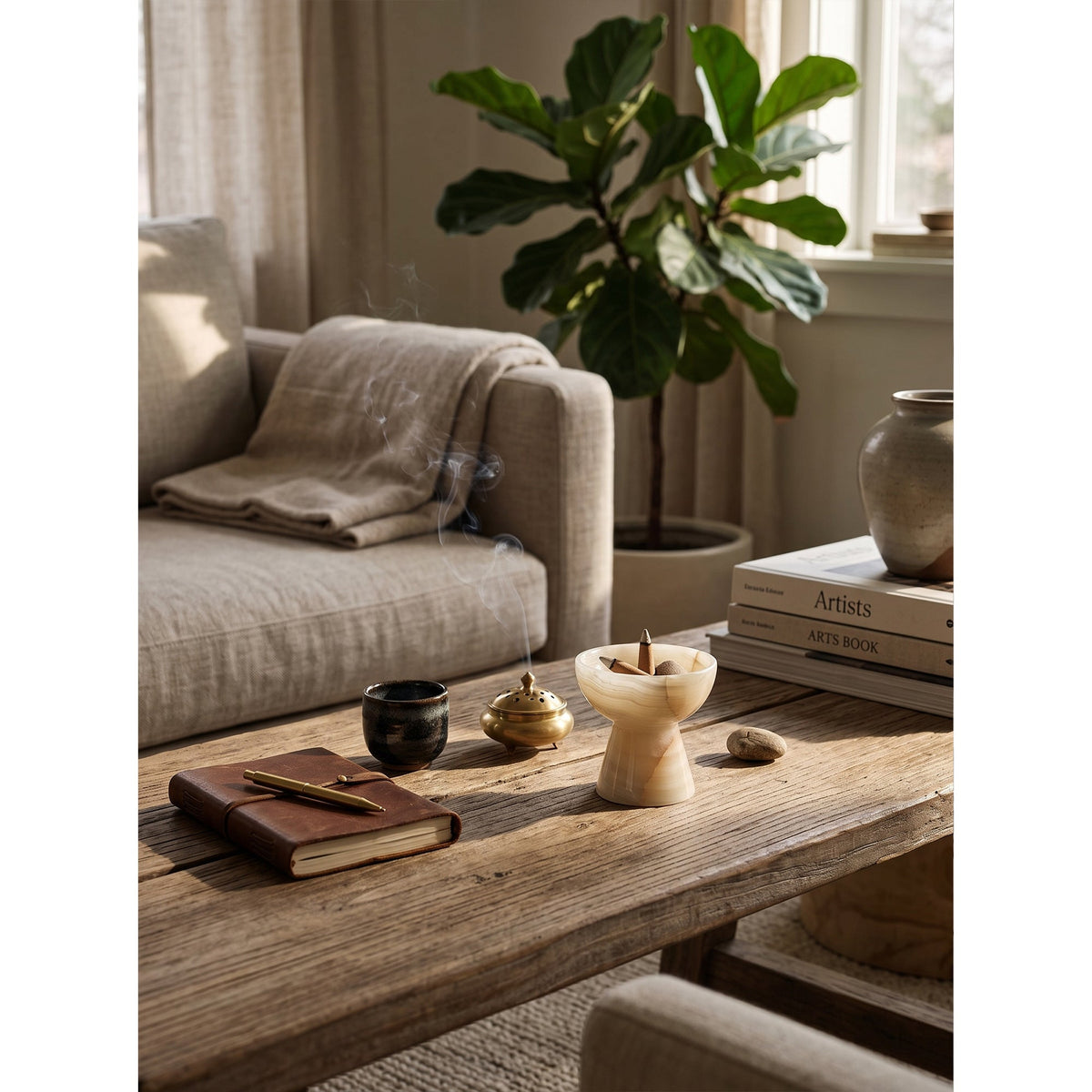 Isenleigh Photophore Gobelet En Onyx