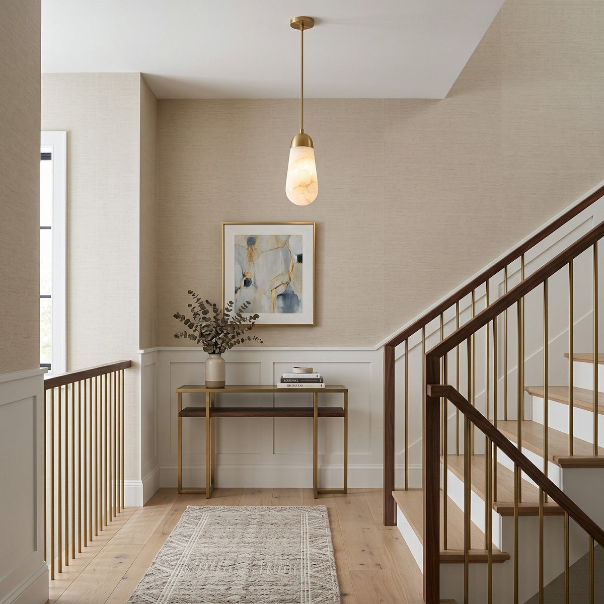 Norenelia Suspension goutte en albâtre