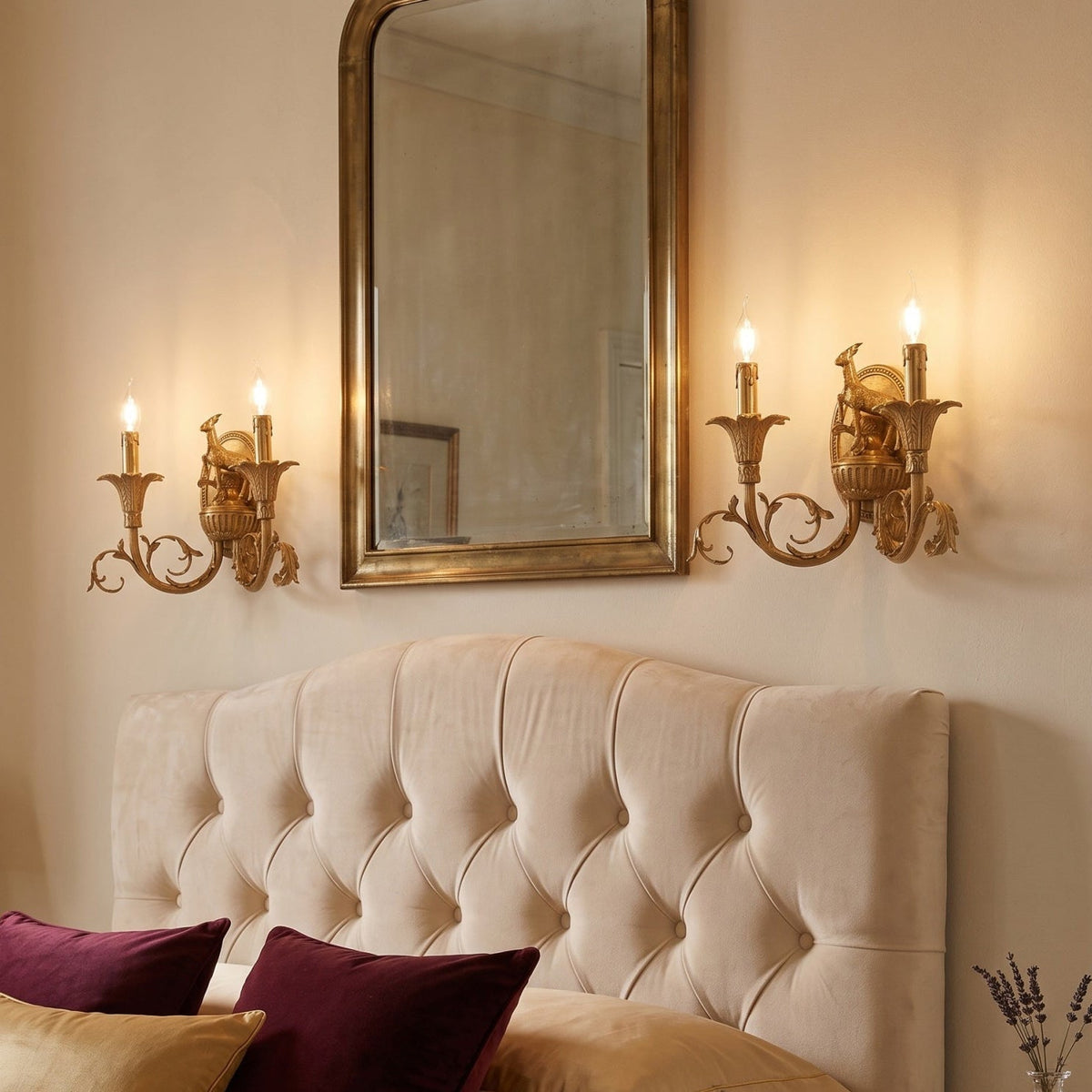 Mirarielle Applique murale chandelier en laiton