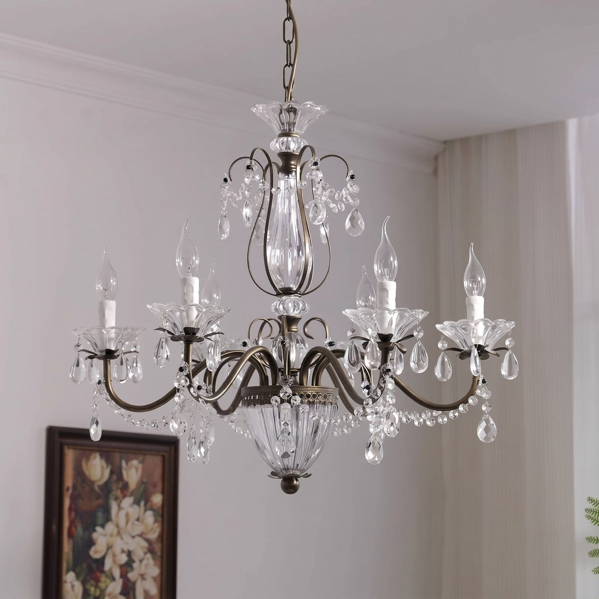 Venatici Lustre en Cristal