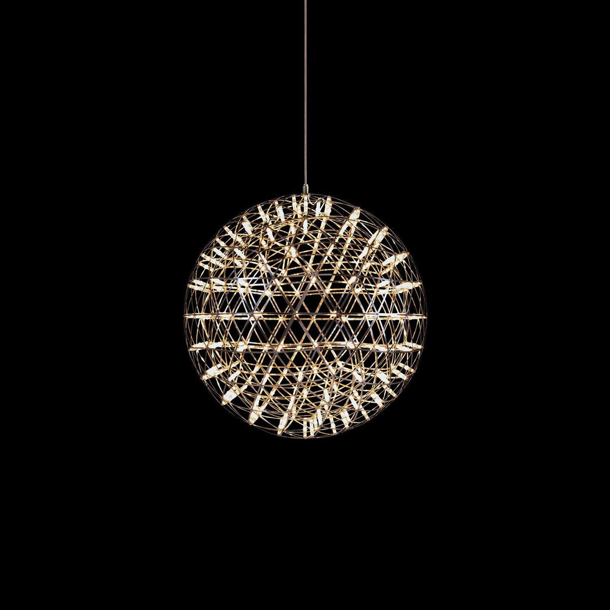 Noveno Suspension Boule Dorée de Luxe Postmoderne-Cielum