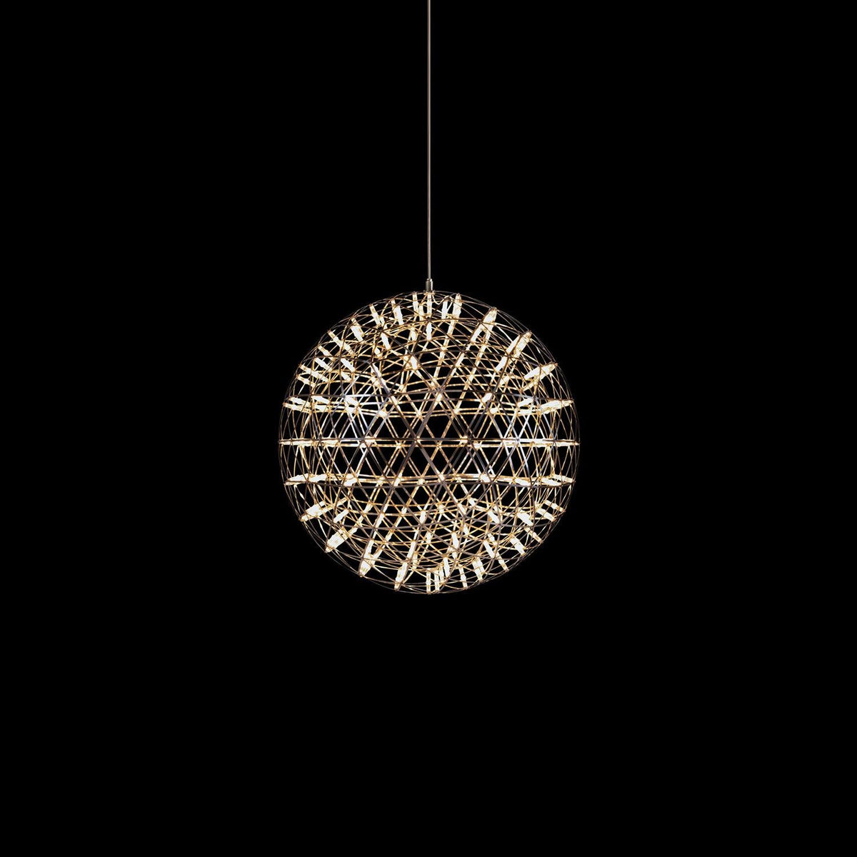Noveno Suspension Boule Dorée de Luxe Postmoderne-Cielum