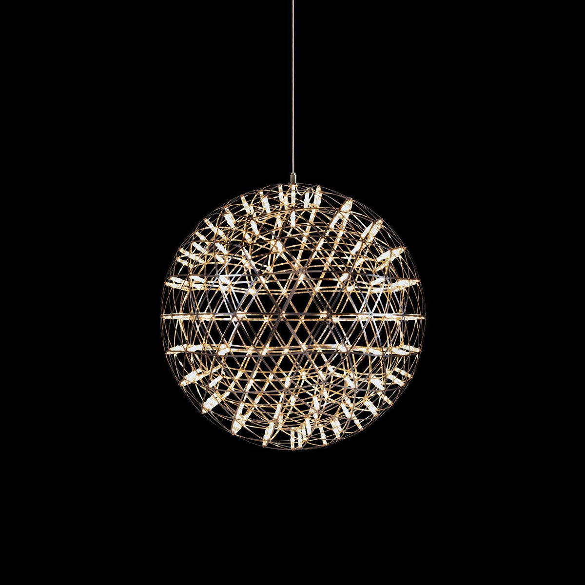Noveno Suspension Boule Dorée de Luxe Postmoderne-Cielum