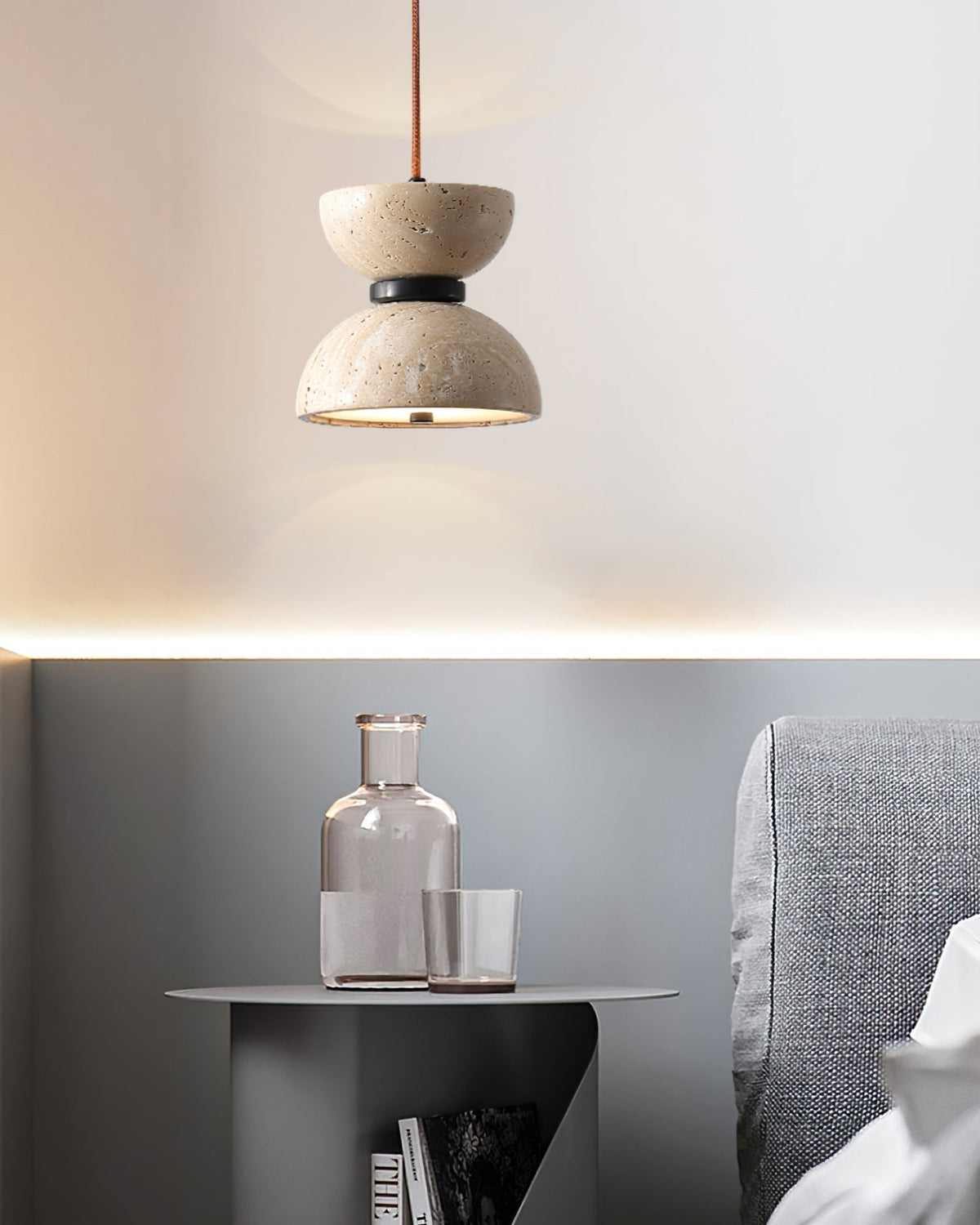 Ritta Pendant Lamp Drum-Neutral Decor