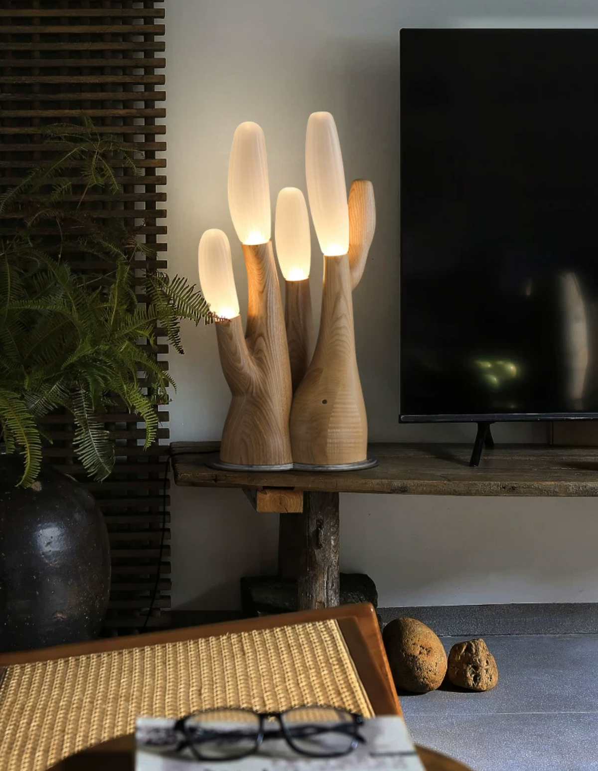 Rosedencombe Lampe De Table En Bois