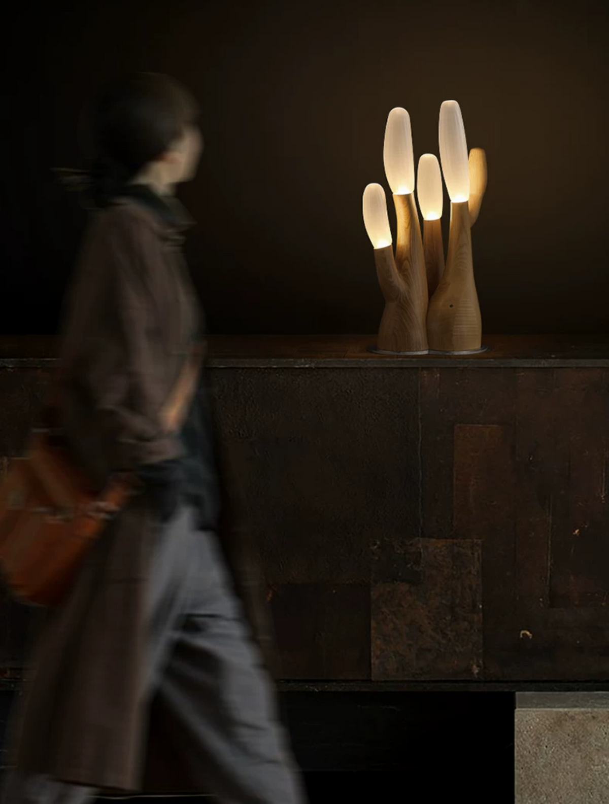 Rosedencombe Lampe De Table En Bois