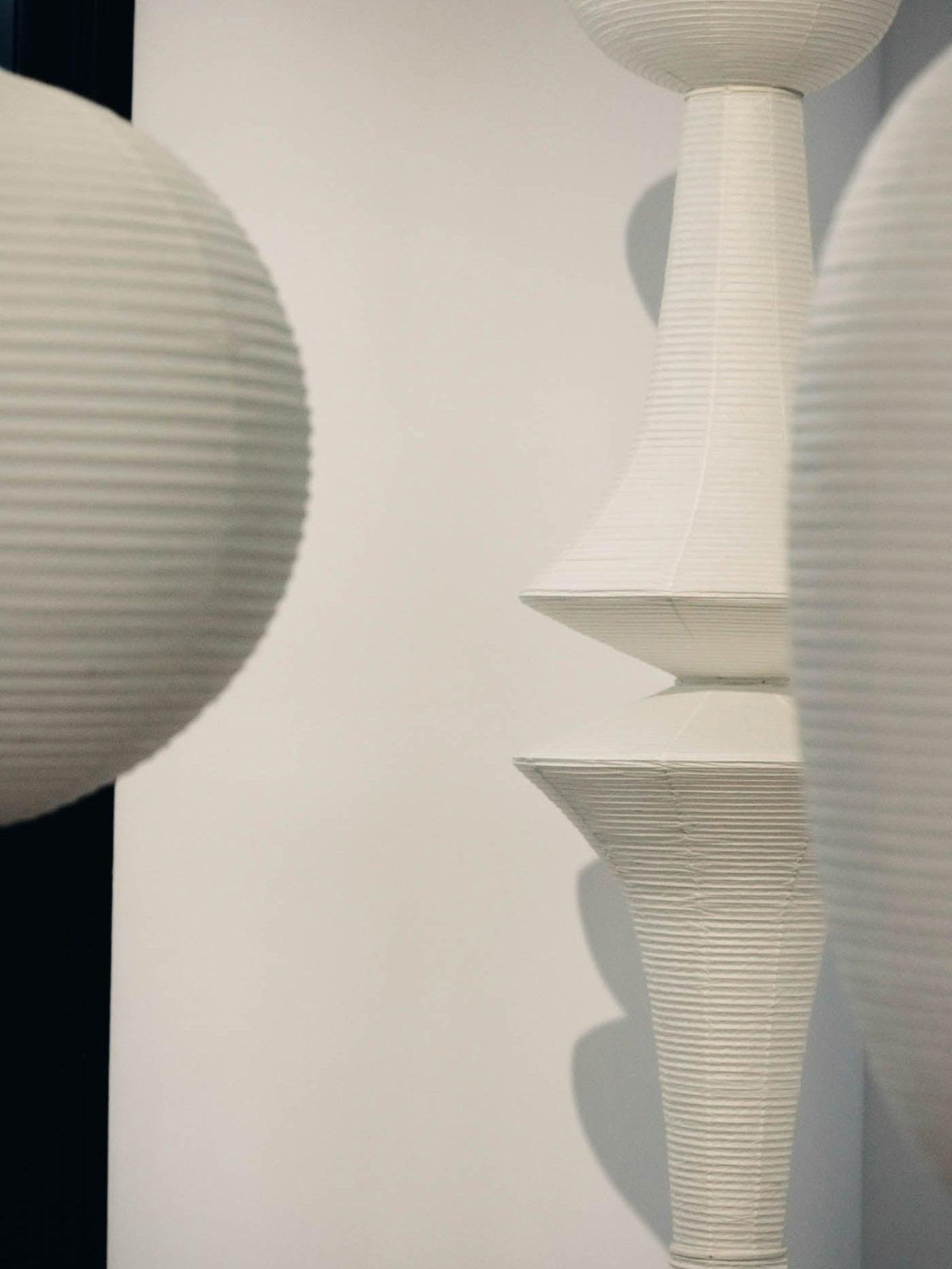 Noveny Suspension Luminaire Papier Washi E pour Salon-Cielum