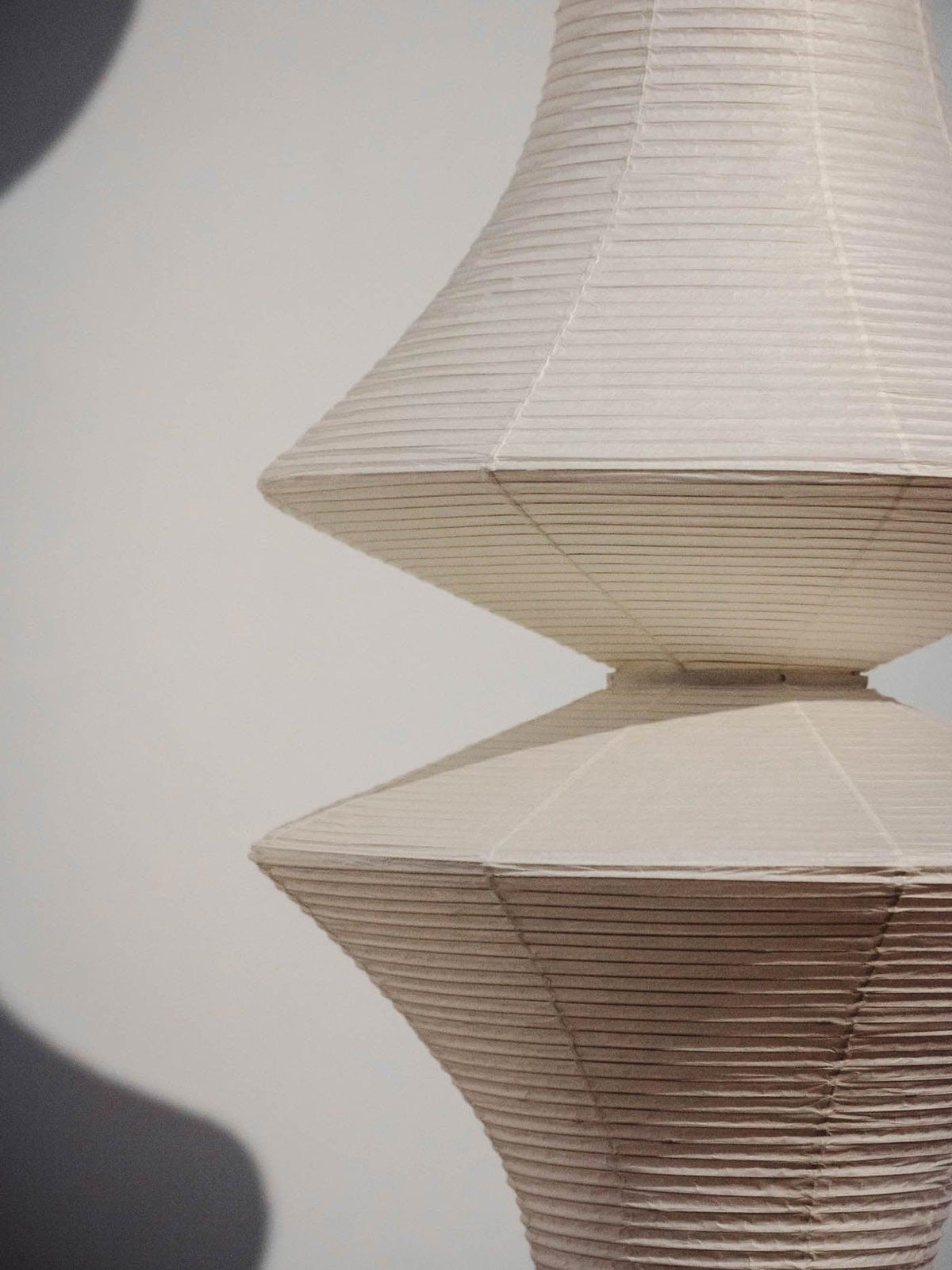 Noveny Suspension Luminaire Papier Washi E pour Salon-Cielum