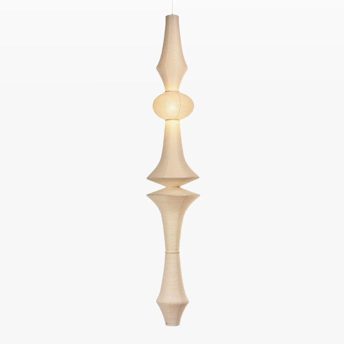 Noveny Suspension Luminaire Papier Washi E pour Salon-Cielum