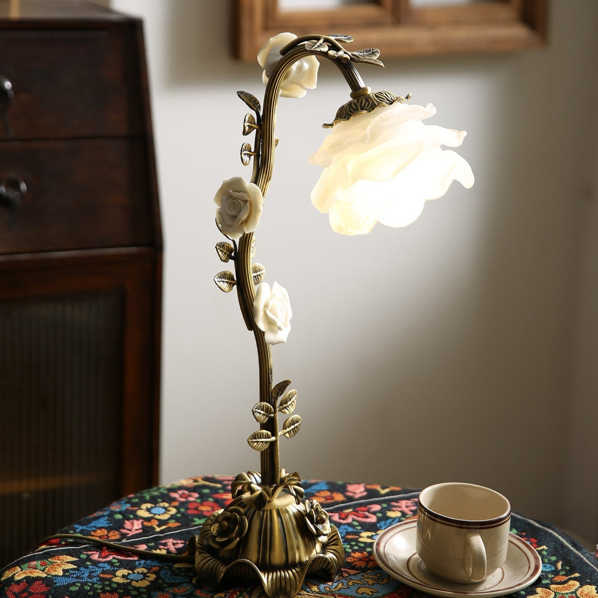 Liorarena Lampe de Table Floral