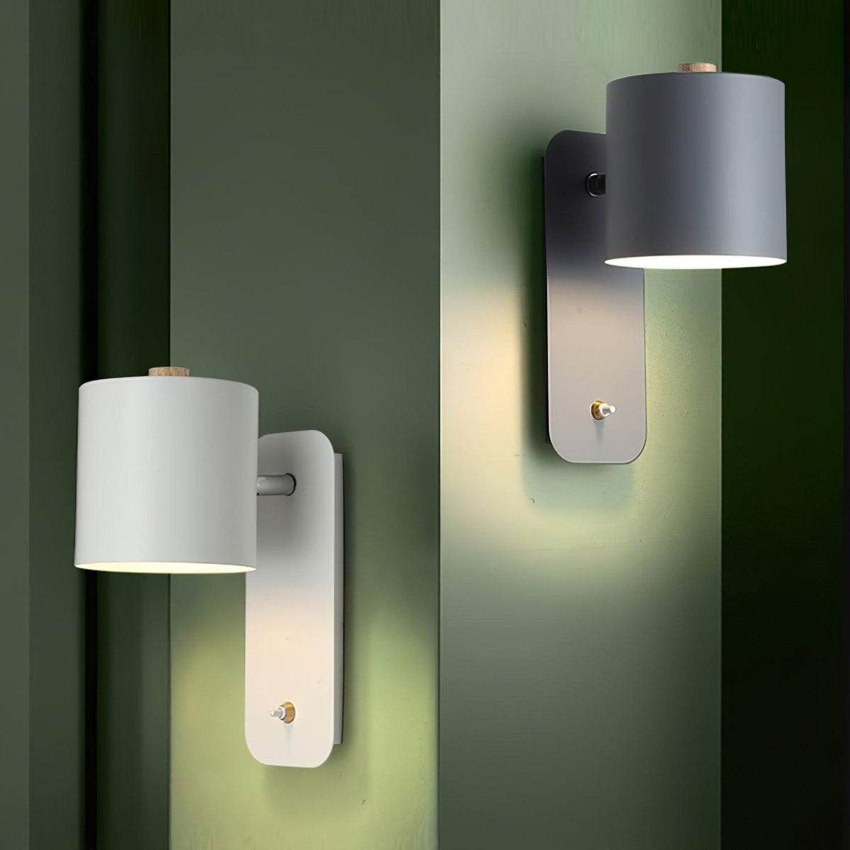 Reveny Applique Murale Cylindrique Rotative-Cielum