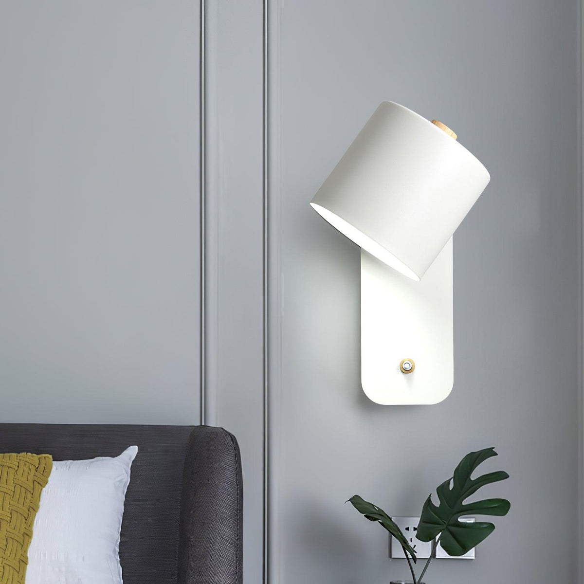 Reveny Applique Murale Cylindrique Rotative-Cielum
