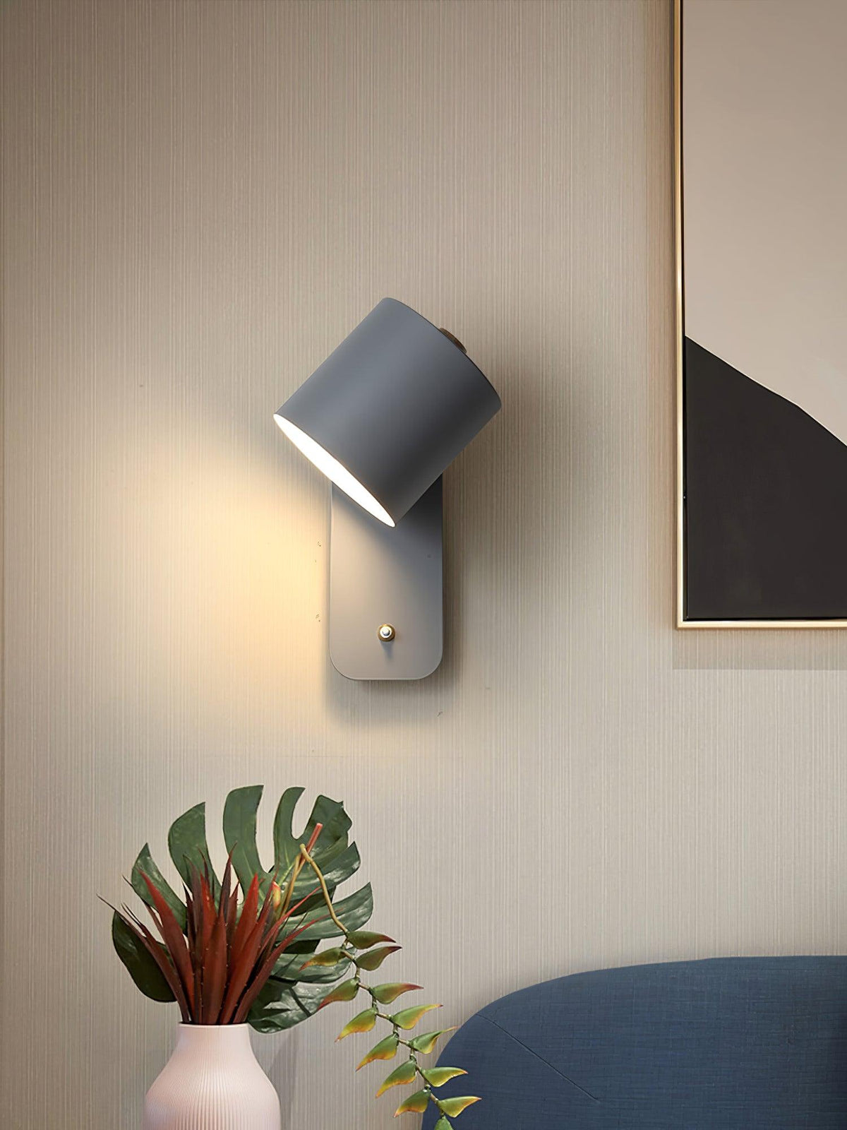 Reveny Applique Murale Cylindrique Rotative-Cielum