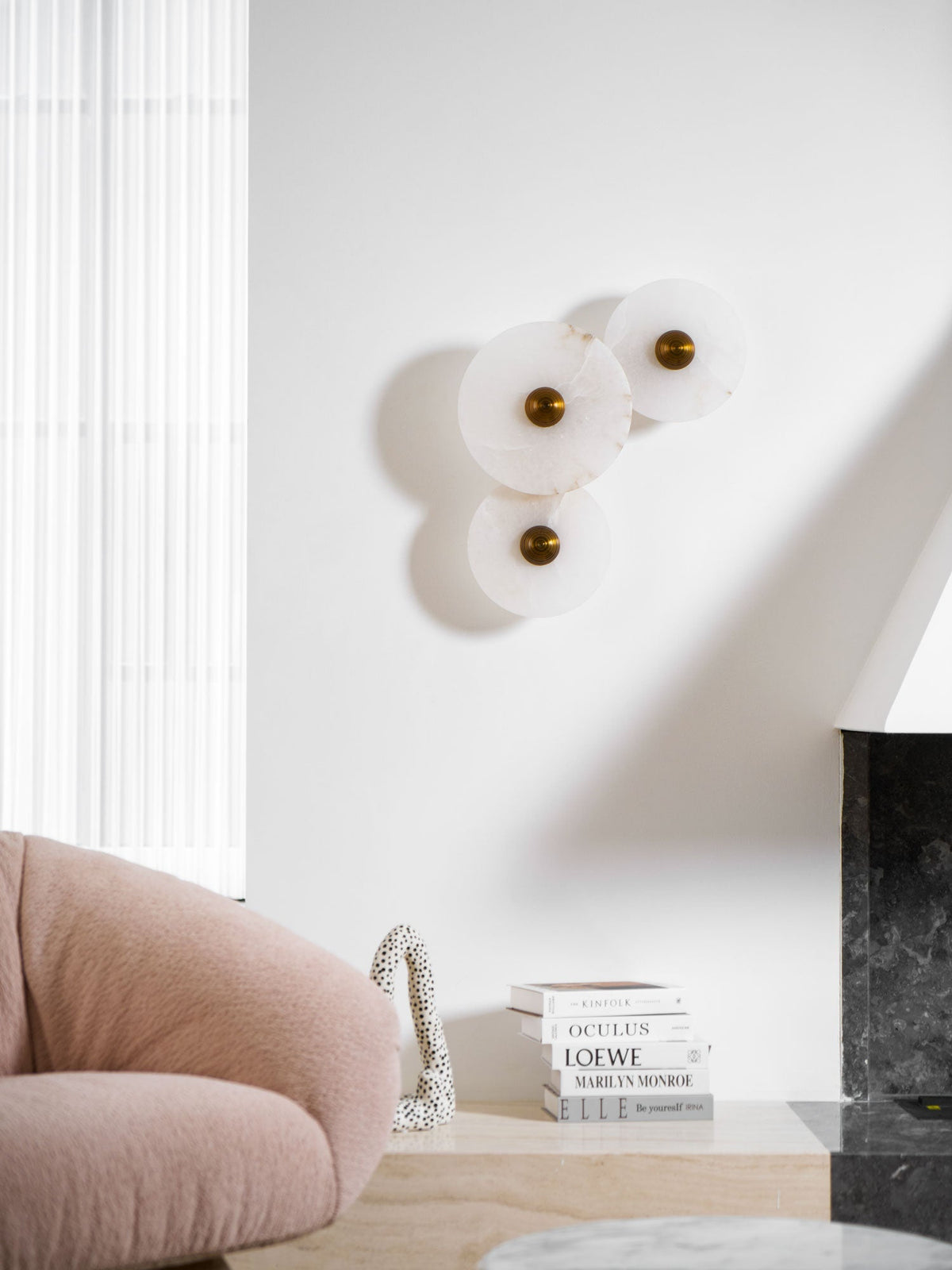 Tirixel Plafonnier Minimaliste en Albâtre-Cielum