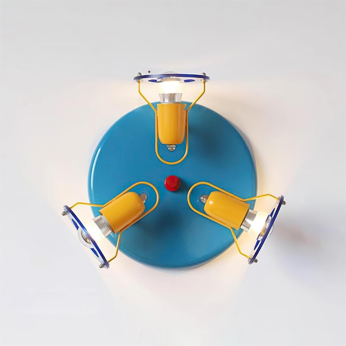 Kirixenor Plafonnier Verre Circulaire Coloré-Cielum