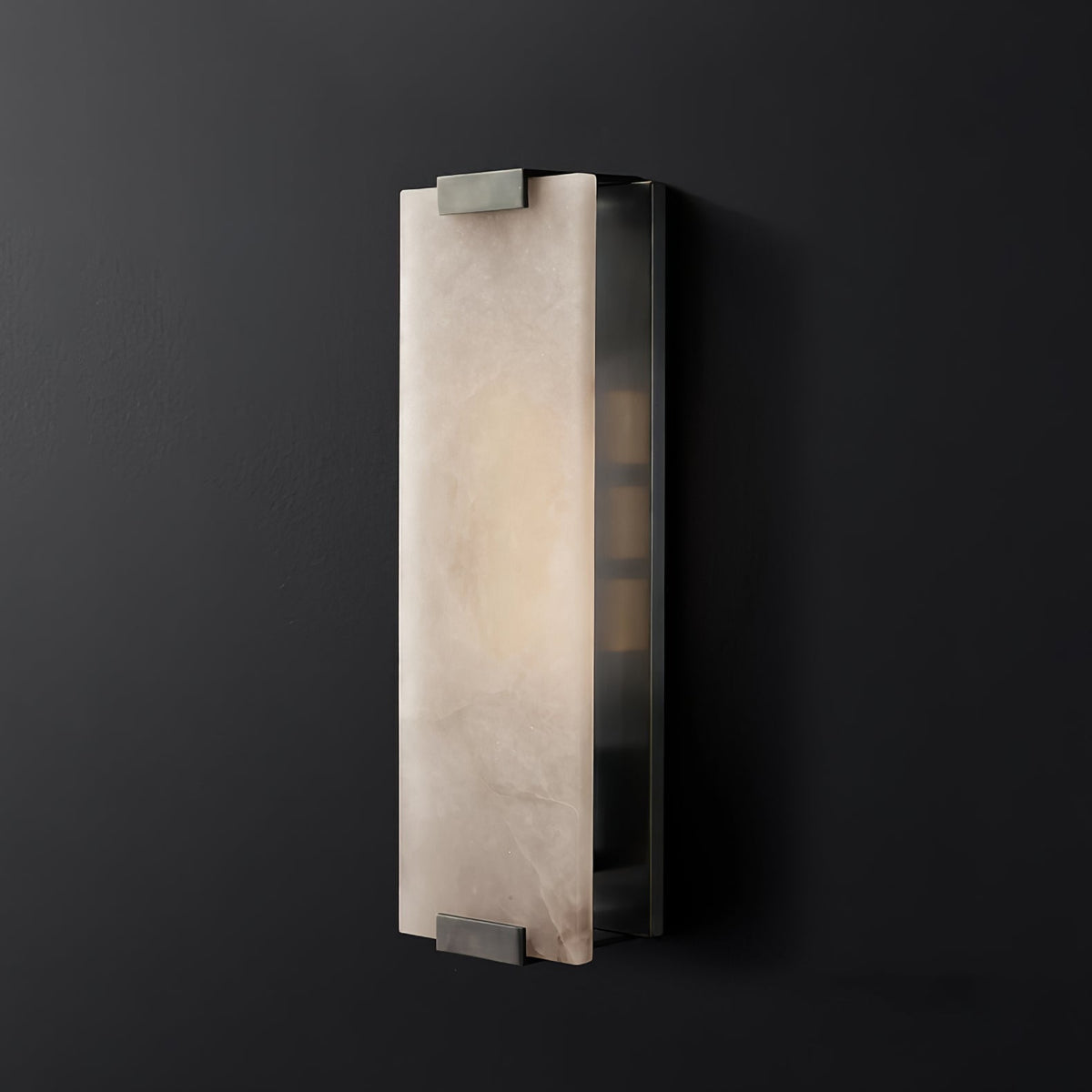 Velen Wall Lamp Alabaster Panel Glow-Neutral Decor