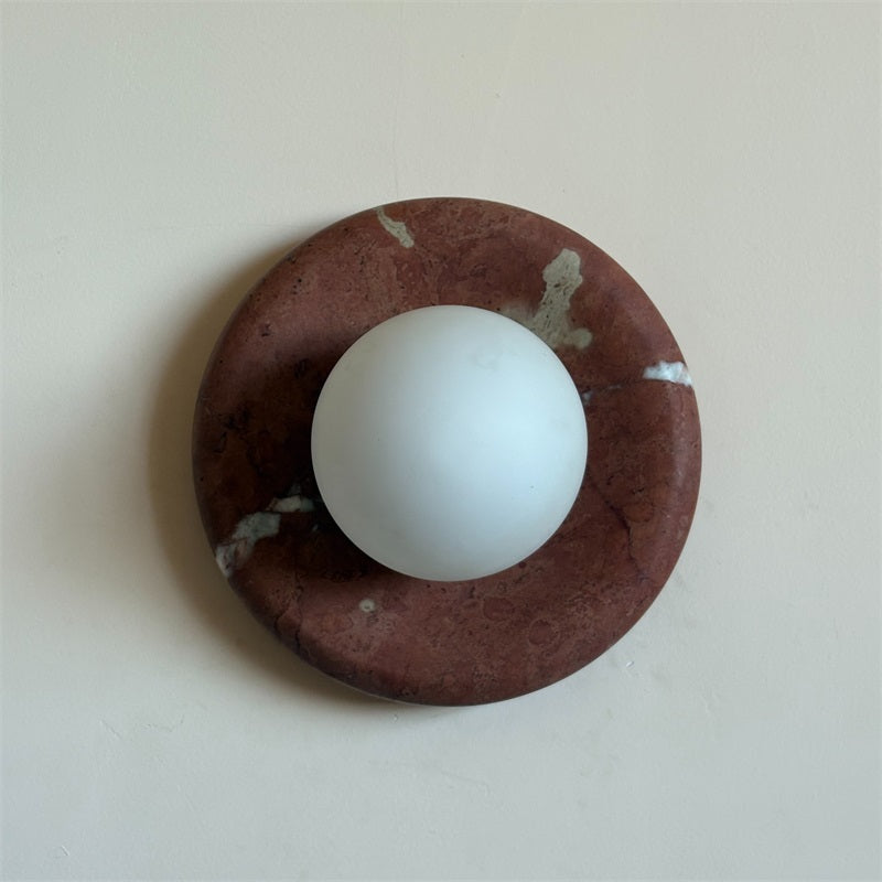 Viroxel Applique Murale en Marbre Rouge Nordique Premium-Cielum