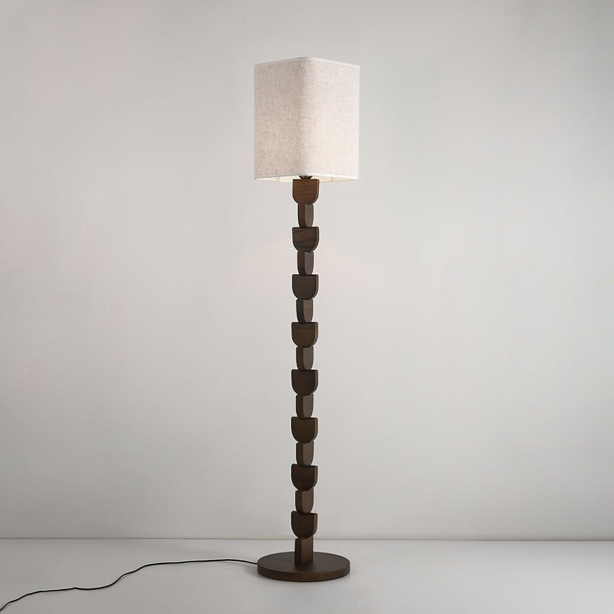Rinoreria Lampadaire en Bois