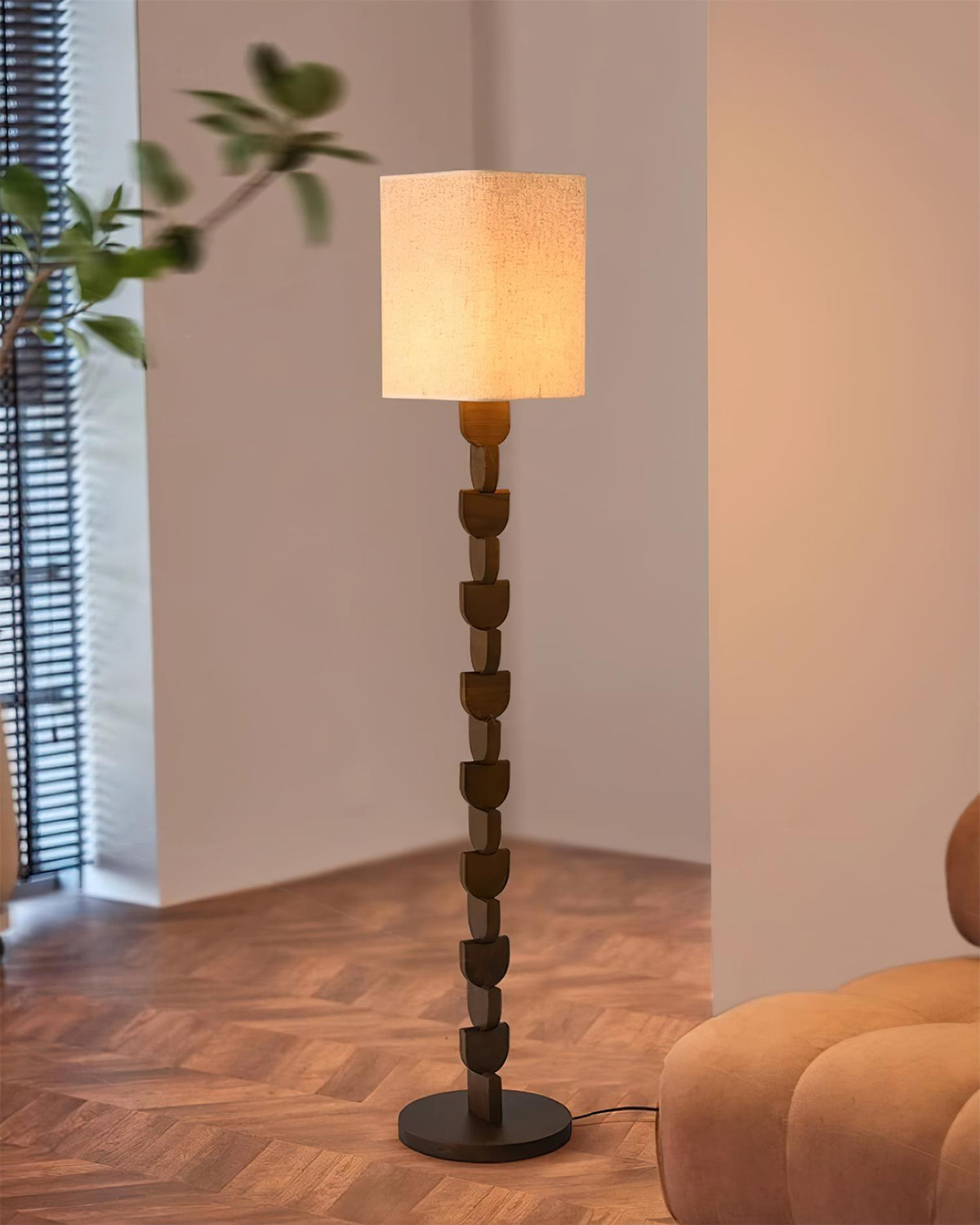 Rinoreria Lampadaire en Bois