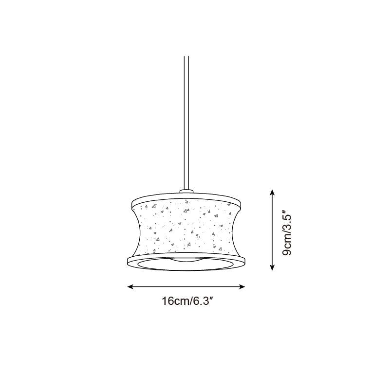 Ritta Pendant Lamp Travertine Sculptural - Neutralighting