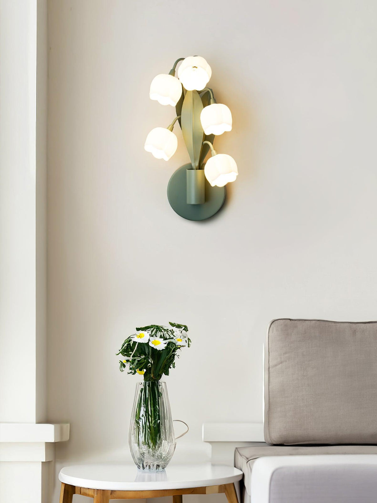 Lily Wall Lamp-Neutral Decor