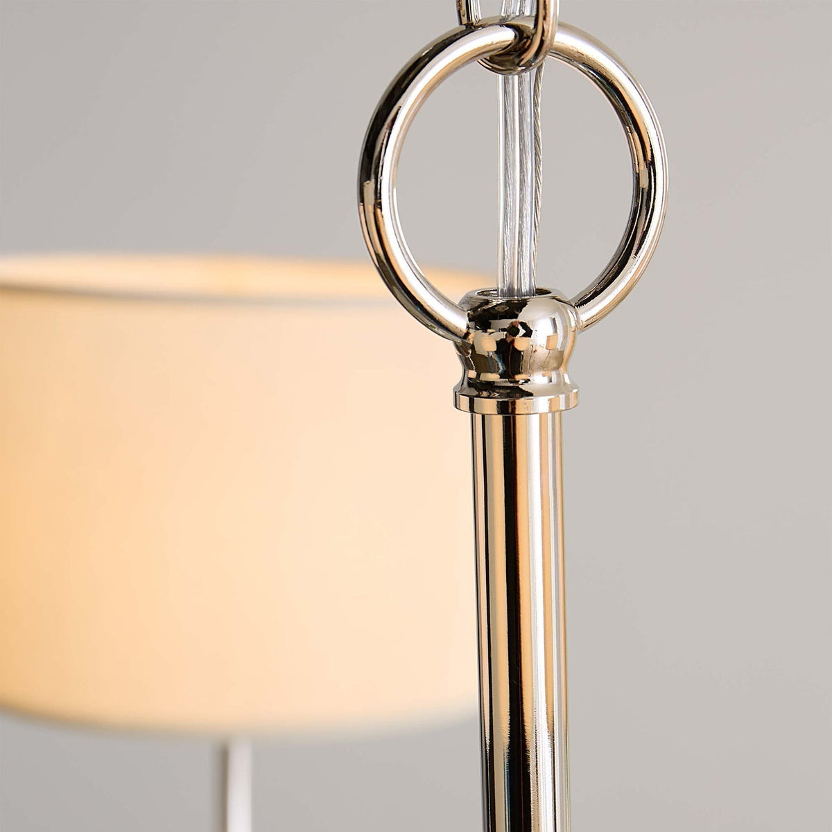 Mycaren Lustre en Laiton et Tissu Style Industriel Vintage