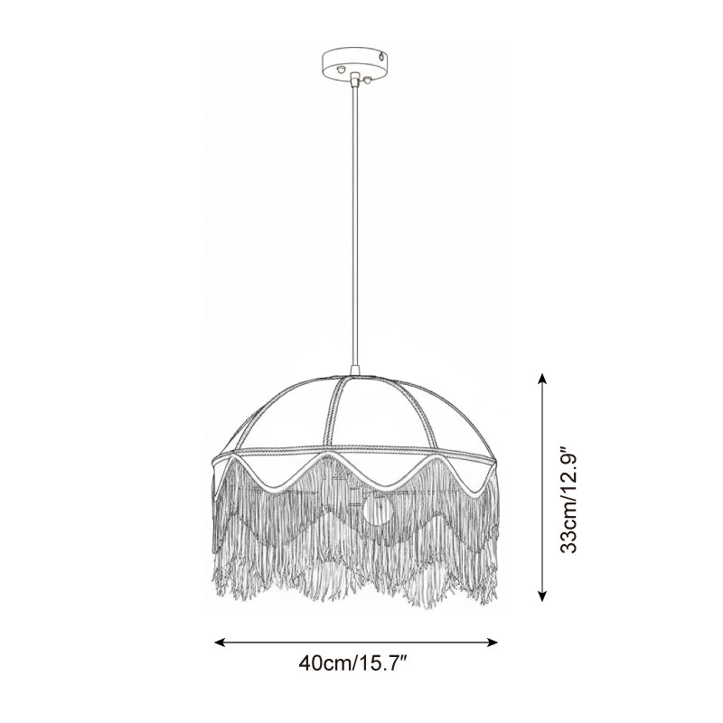 Carmella Suspension à Franges