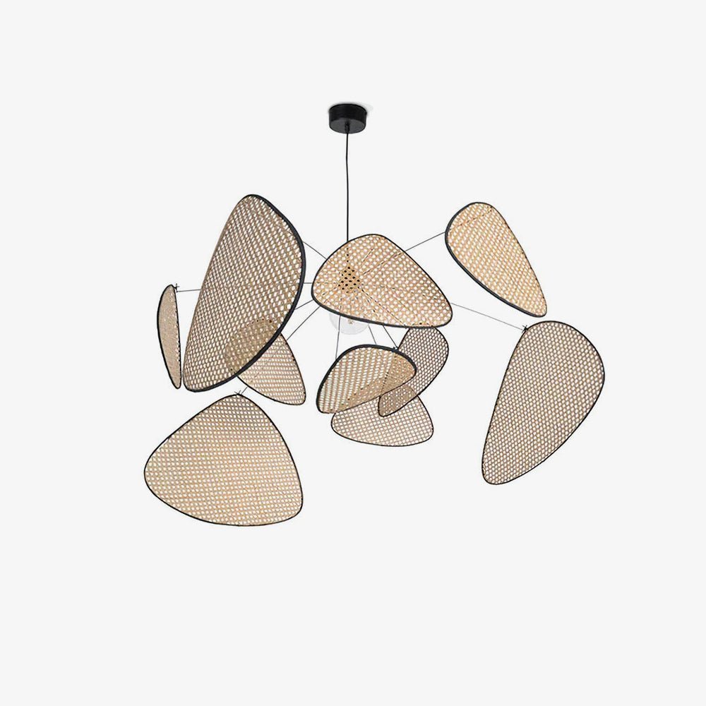 Lostel Lustre Écran Cannage Suspension Rétro-Cielum