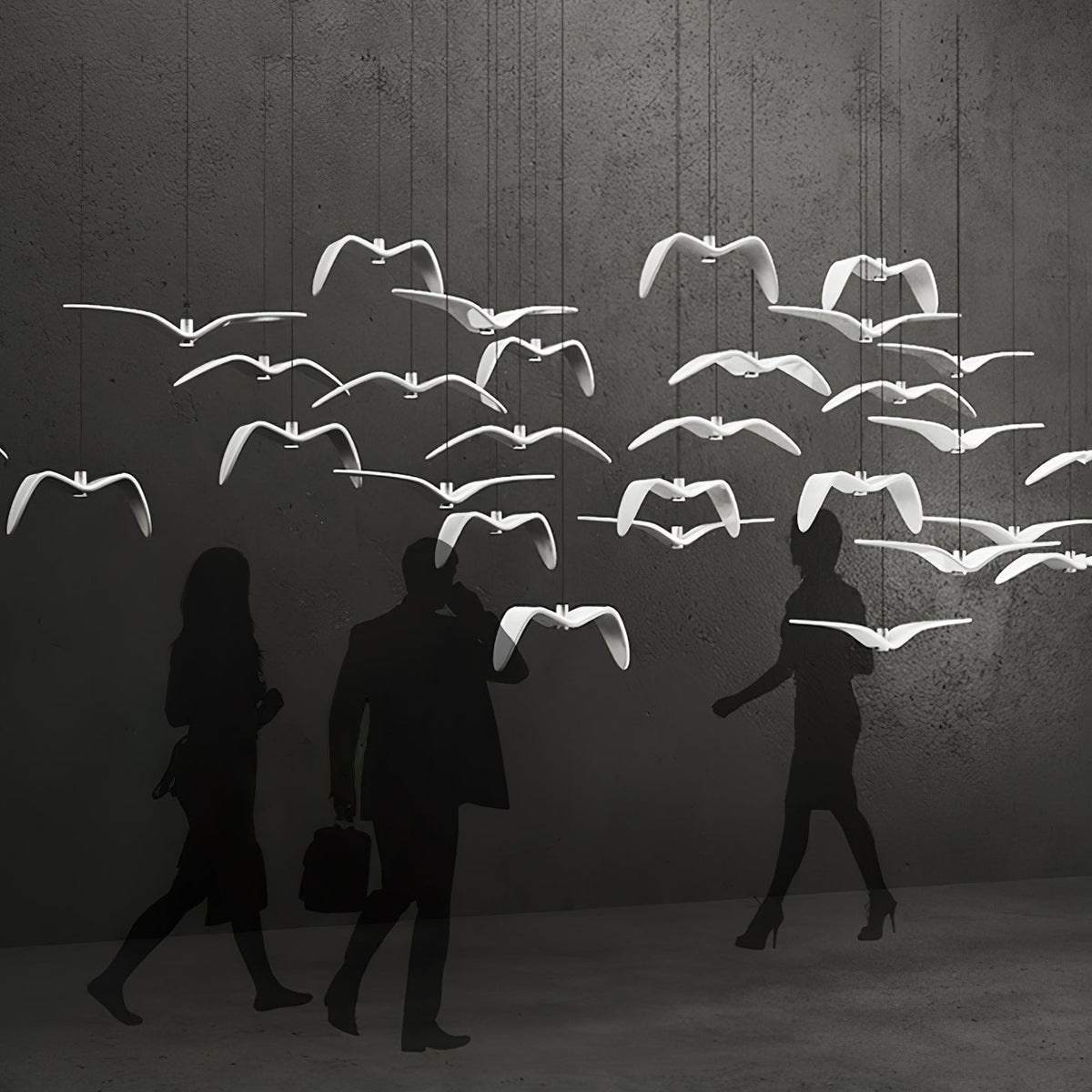 Arova Suspension Lampe Ailes d'Oiseau pour Salon-Cielum
