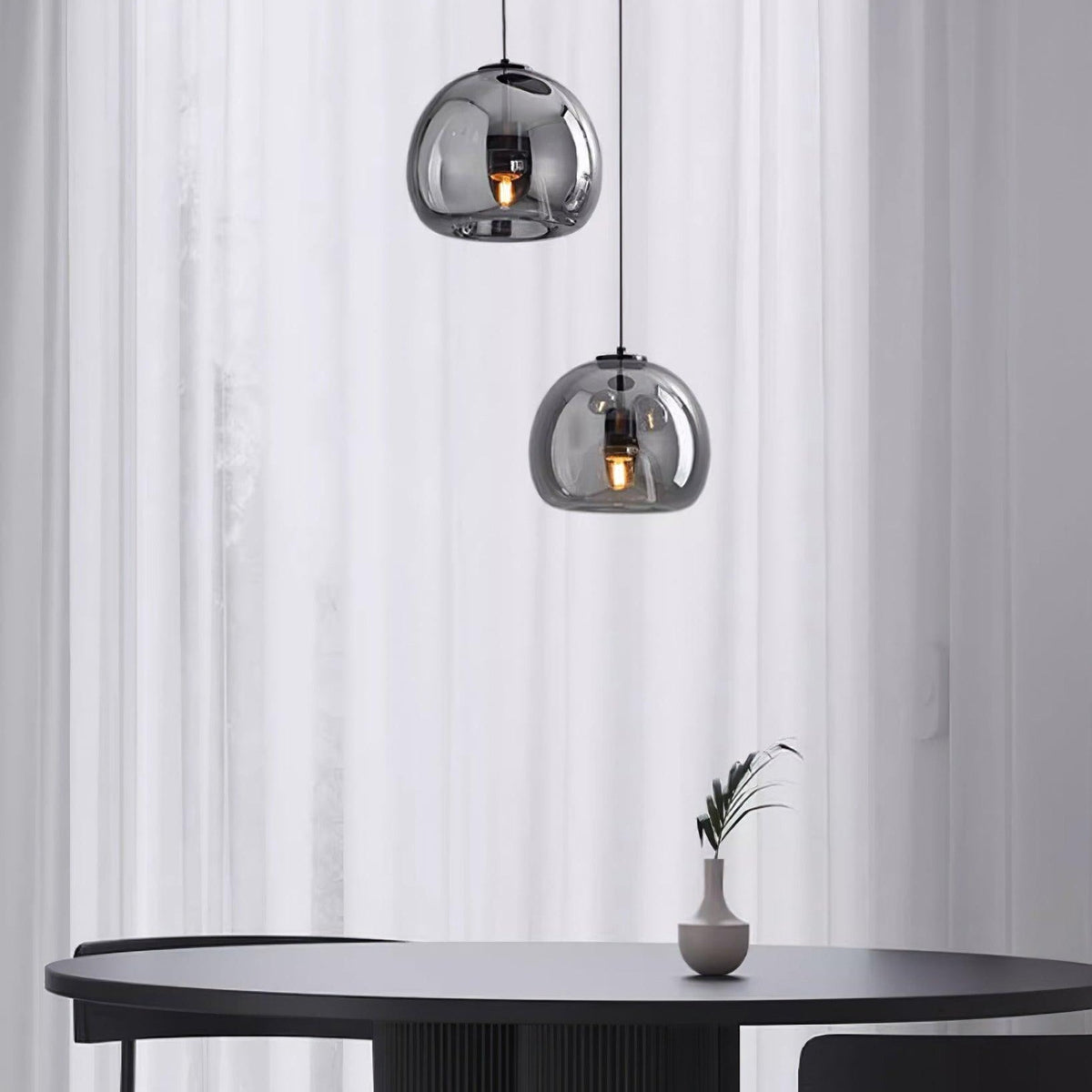 Avola Glass Pendant Light-Neutral Decor