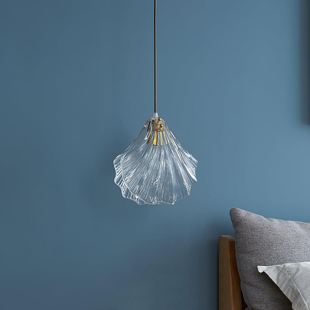 Seloq Suspension en Verre Coquillage Artistique Élégante-Cielum