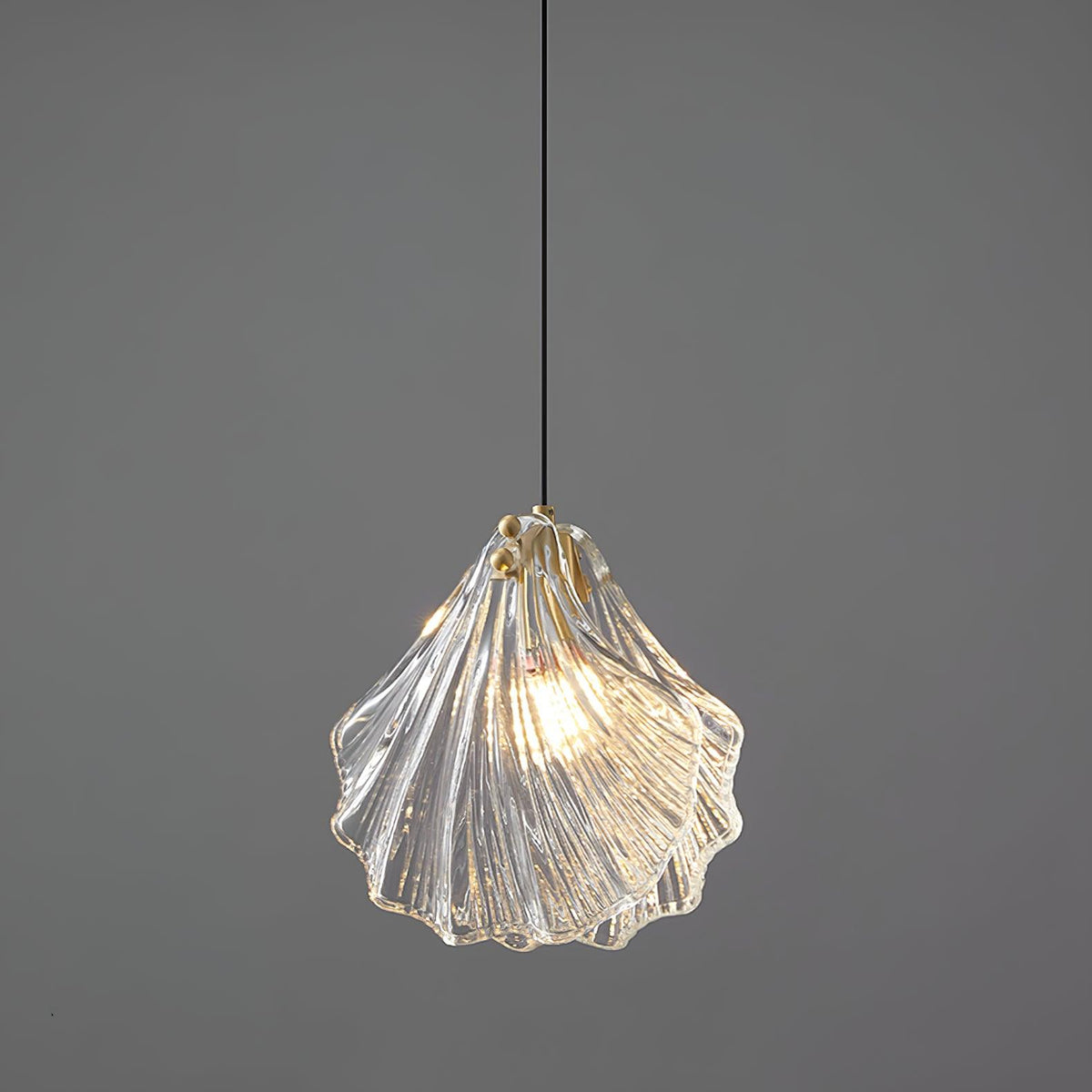 Seloq Suspension en Verre Coquillage Artistique Élégante-Cielum