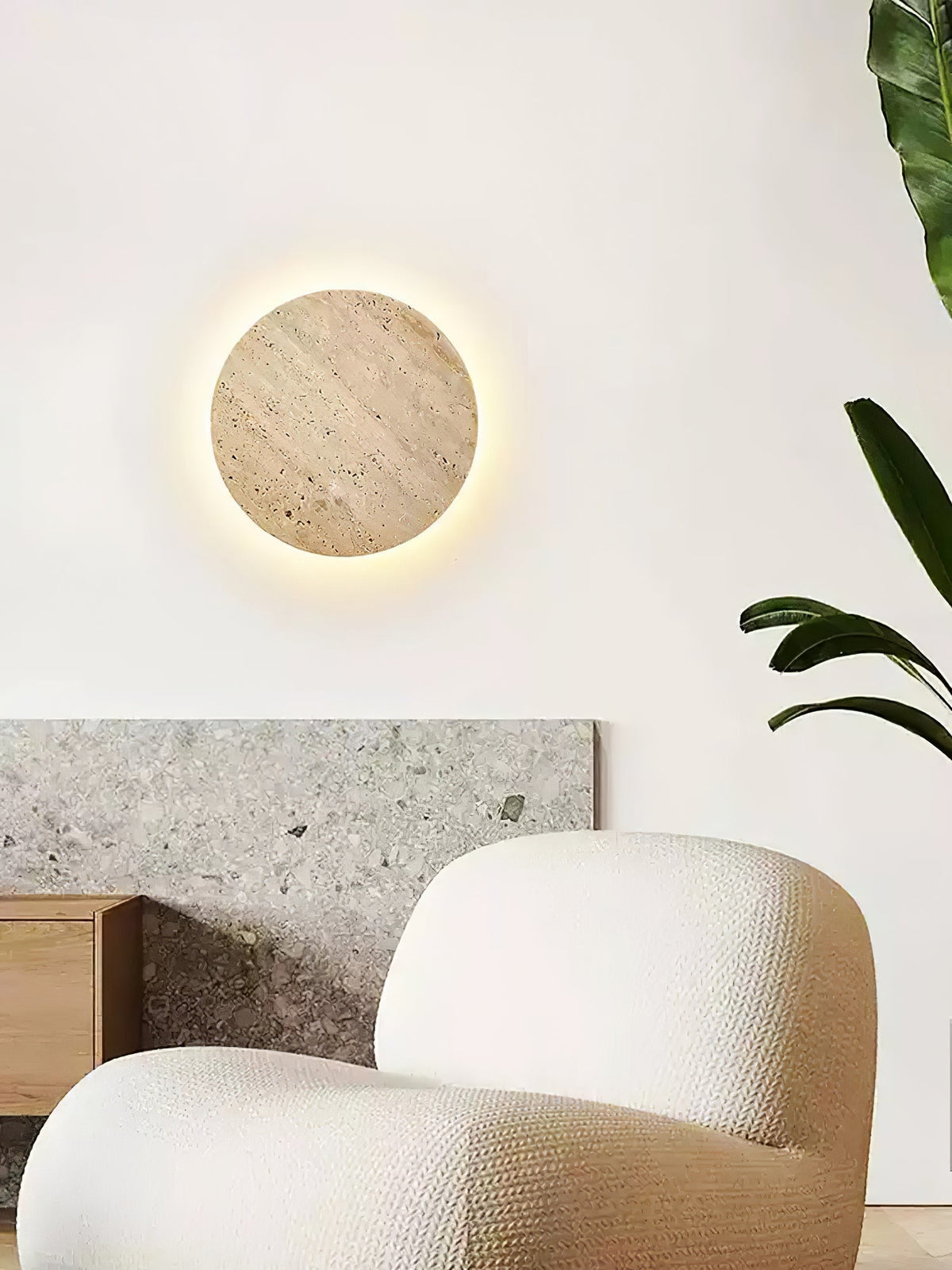 Sostix Travertin Luminaire Mural-Cielum