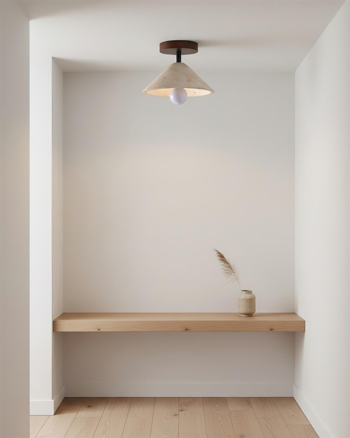 Valorian Plafonnier en Travertin Beige