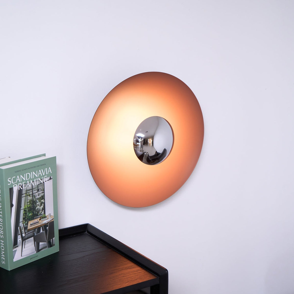 Wall Lamp Eclipse Inspired Halo Glow Modern Minimalist Art Accent-Neutral Decor