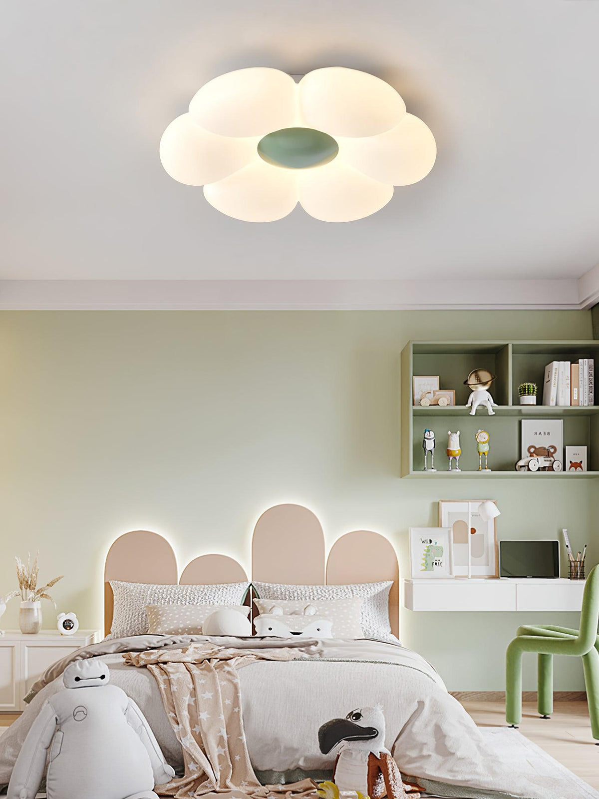 Rivi Plafonnier Fleur à Six Pétales pour Chambre d'Enfant-Cielum