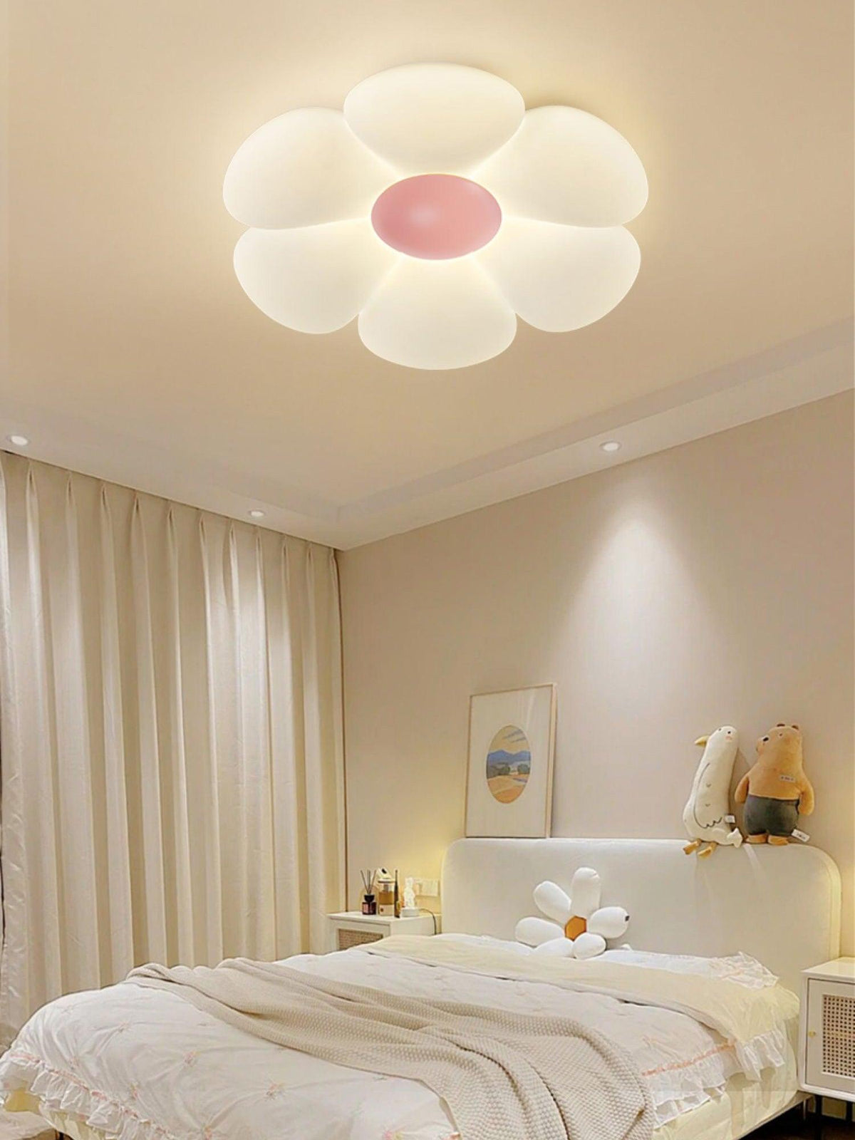 Rivi Plafonnier Fleur à Six Pétales pour Chambre d'Enfant-Cielum