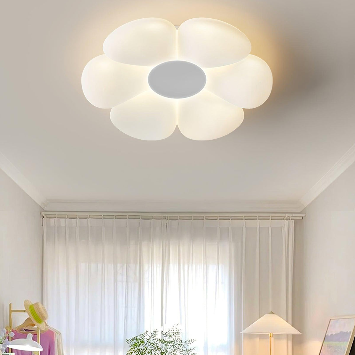 Rivi Plafonnier Fleur à Six Pétales pour Chambre d'Enfant-Cielum