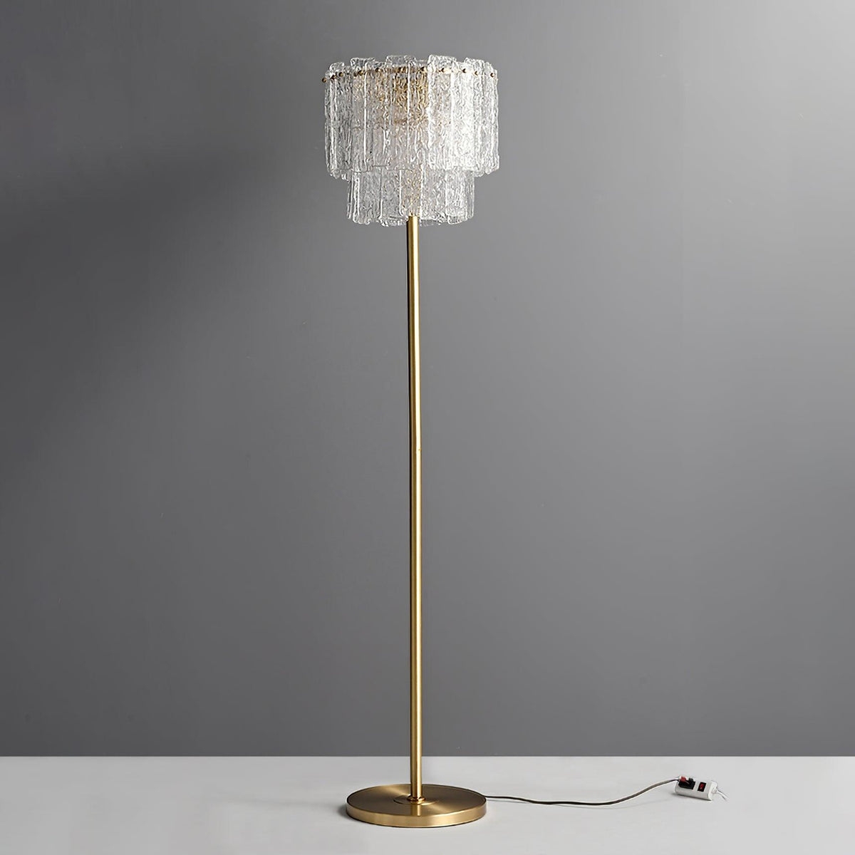 Velaette Lampadaire en Verre de Luxe