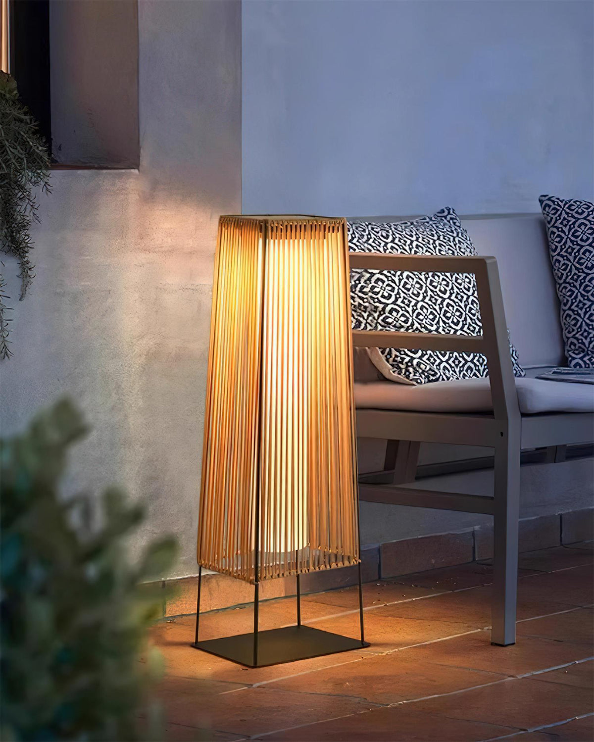 Erixenor Lampe de Poteau Extérieure à Lames Verticales-Cielum