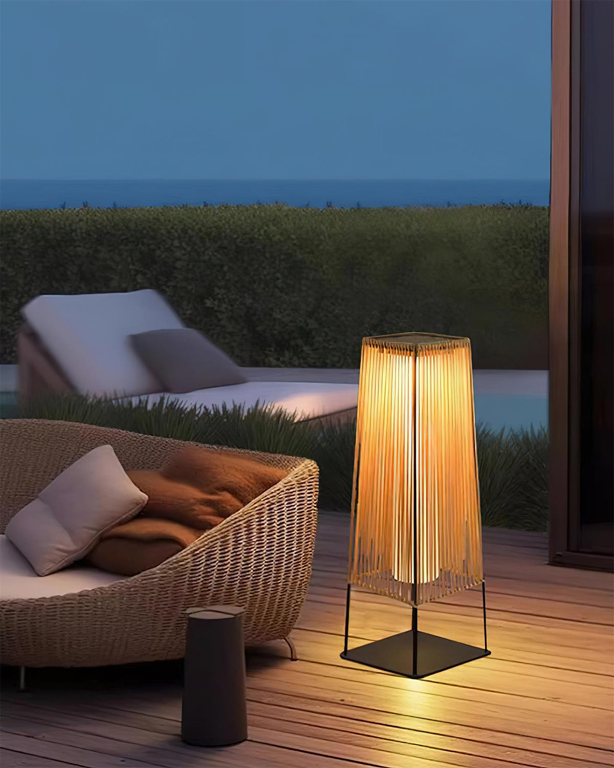 Erixenor Lampe de Poteau Extérieure à Lames Verticales-Cielum