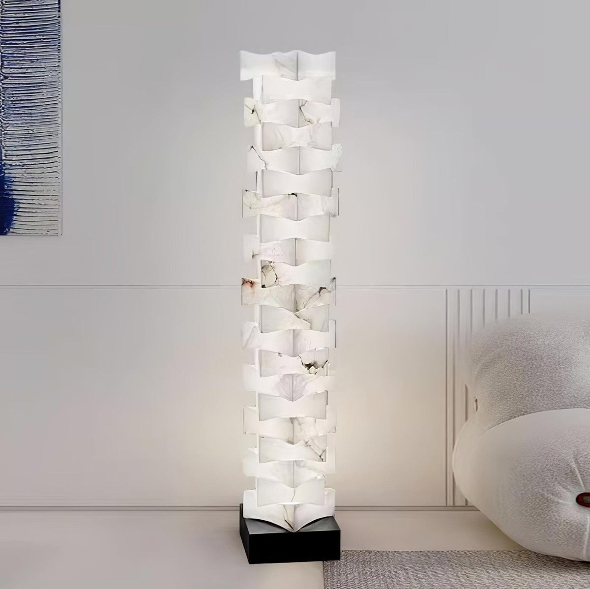 Sostix Lampadaire en Albâtre