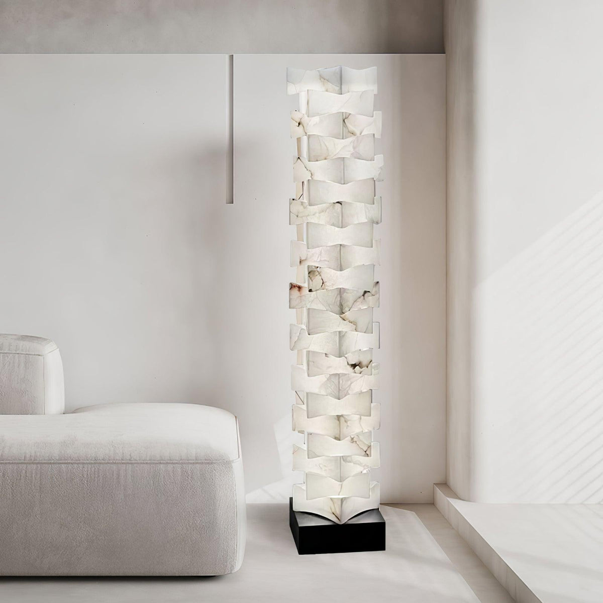 Sostix Lampadaire en Albâtre