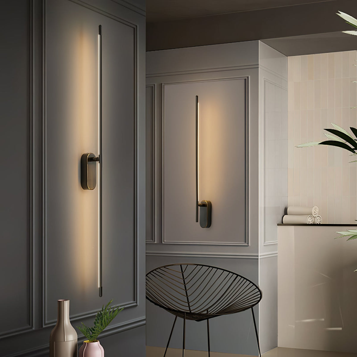Vrysl Applique Murale avec Prise Fixe Minimaliste