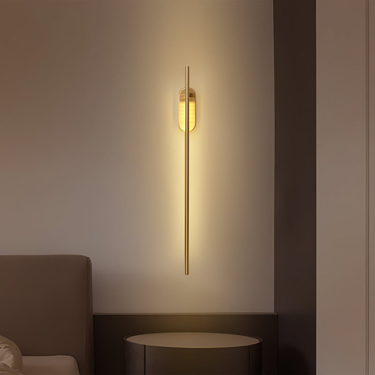 Vrysl Applique Murale avec Prise Fixe Minimaliste