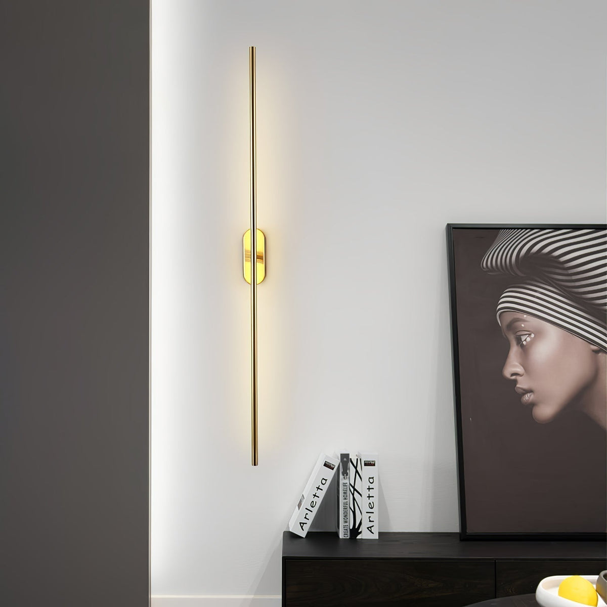 Vrysl Applique Murale avec Prise Fixe Minimaliste