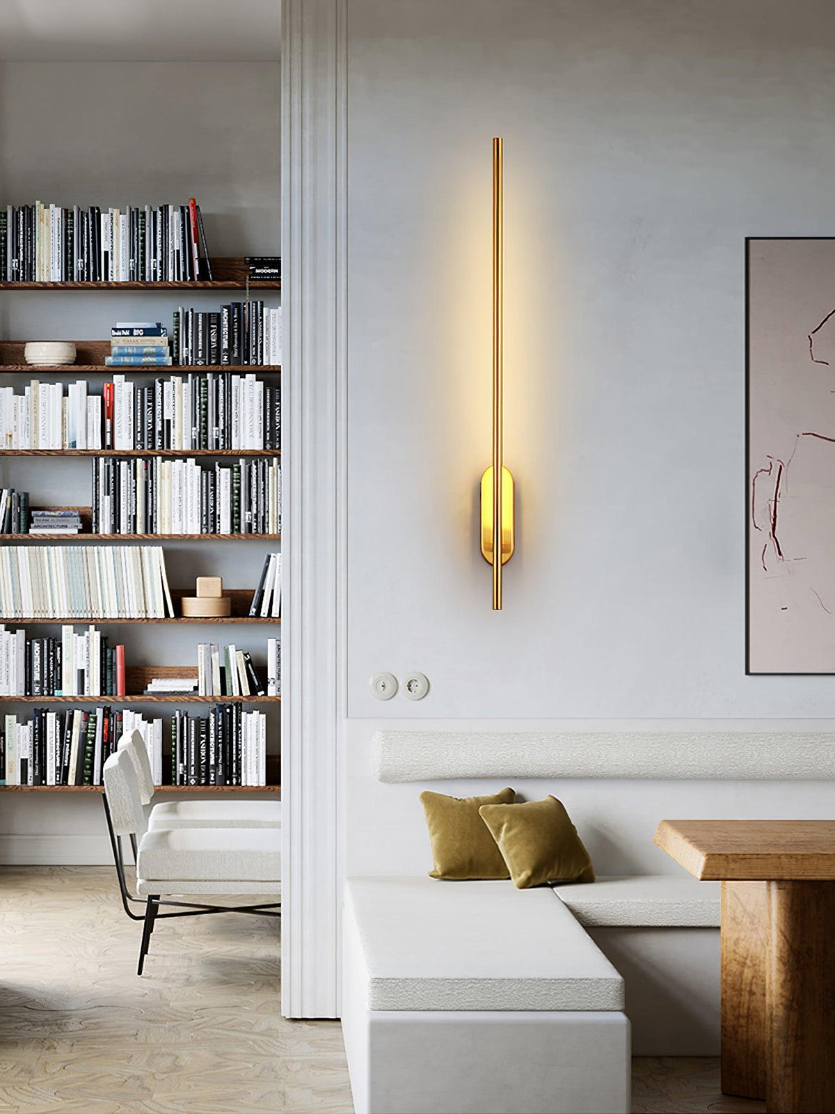 Vrysl Applique Murale avec Prise Fixe Minimaliste
