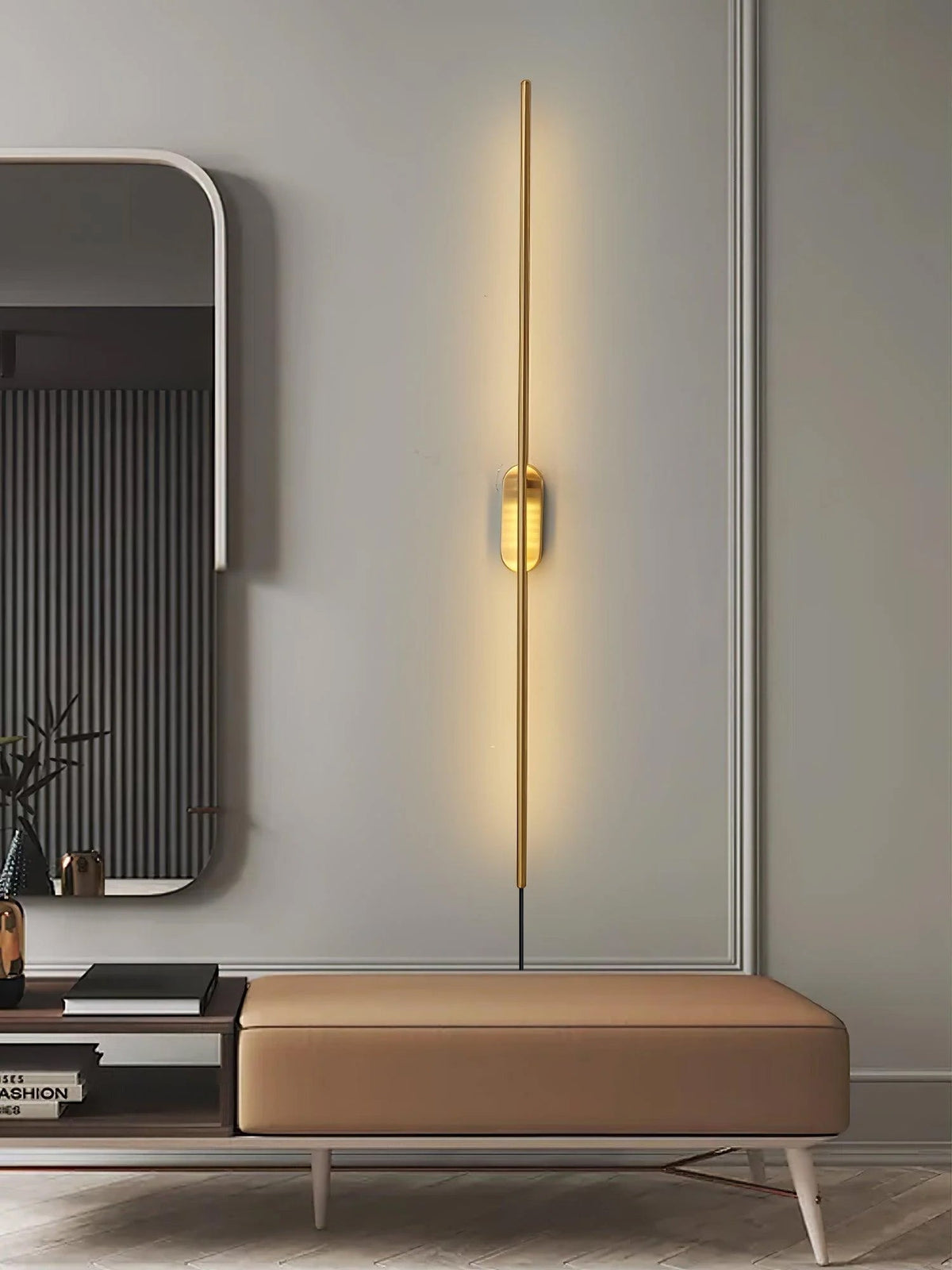 Vrysl Applique Murale avec Prise Fixe Minimaliste