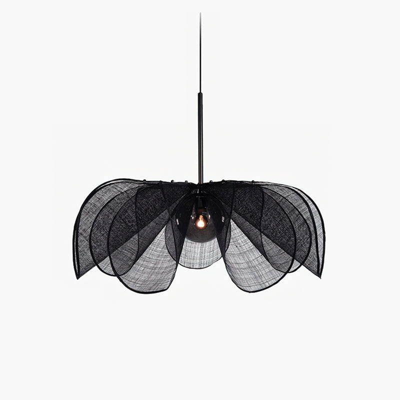 The light brown lamp shown in a brightly lit entryway.